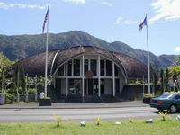 The American Samoa Legislature Fono building in Utulei